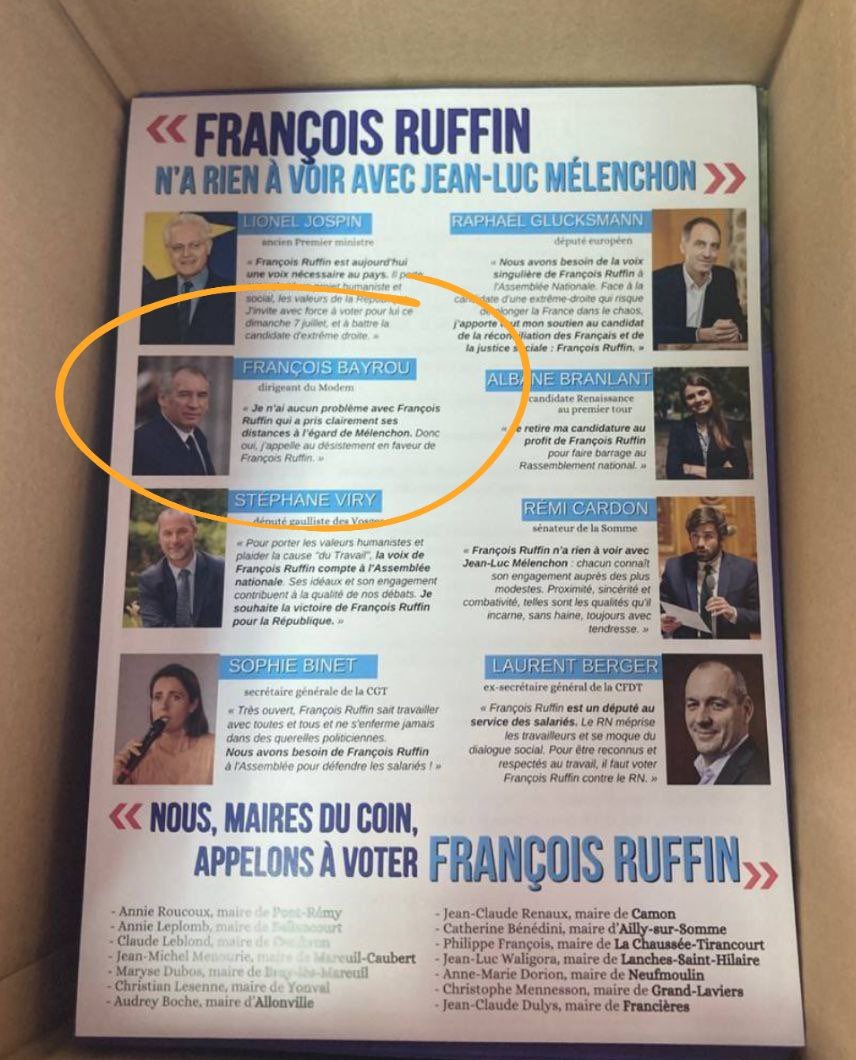jomix's tweet photo. @debout_fr François Bayrou approuve ce message. #LesBouletsDuFront https://t.co/PQmRePW7L8