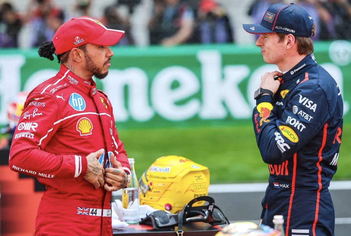 Derek Daly (@derekdaly500) on Twitter photo Brit GP is a buzz with <a href="/Max33Verstappen/">Max Verstappen</a> to <a href="/MercedesAMGF1/">Mercedes-AMG PETRONAS F1 Team</a> - even recommended by Lewis. The bit everyone is missing is Max to Ferrari - replacing Lewis......Now that wud light up Ferrari and <a href="/F1/">Formula 1</a>...... Brit GP is a buzz with <a href="/Max33Verstappen/">Max Verstappen</a> to <a href="/MercedesAMGF1/">Mercedes-AMG PETRONAS F1 Team</a> - even recommended by Lewis. The bit everyone is missing is Max to Ferrari - replacing Lewis......Now that wud light up Ferrari and <a href="/F1/">Formula 1</a>......