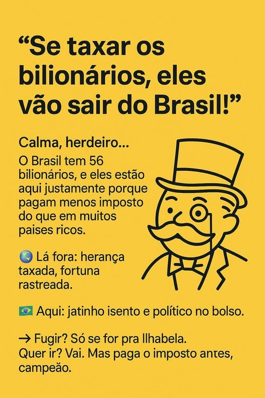 O Brasil tem cerca de 56 bilionários. E sabe por que eles estão aqui?

<a href="/LucianoBonutti/">Lu𝕏</a>