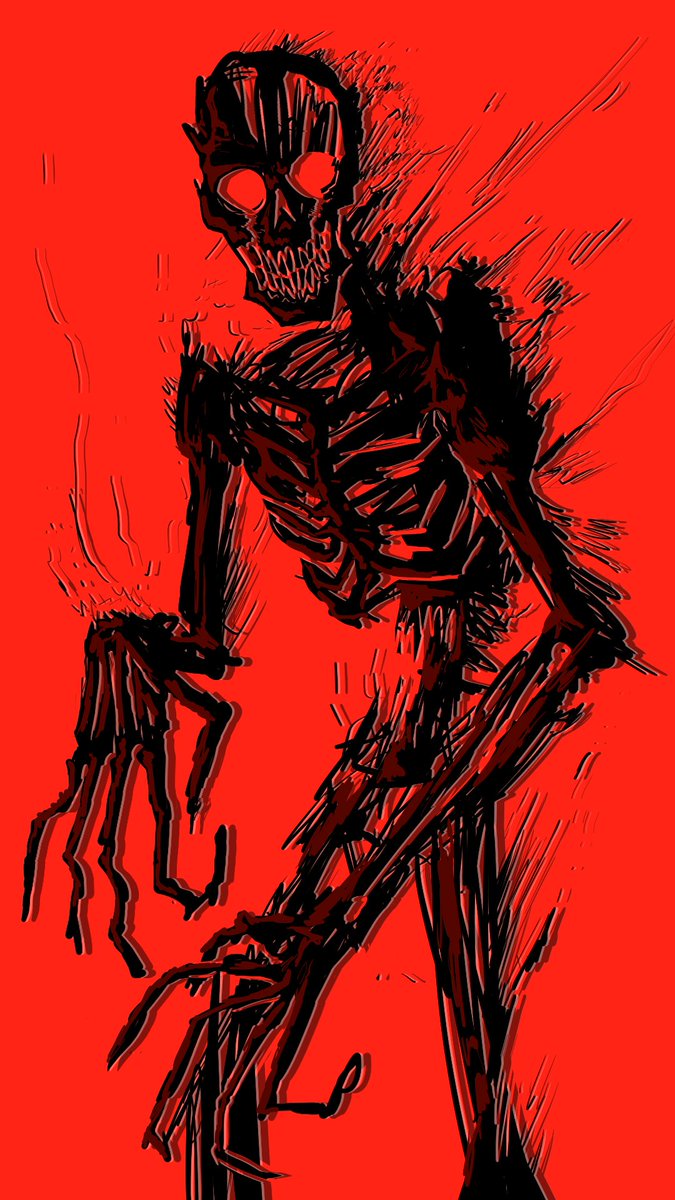 Hgastia2's tweet image. The Skeletron: Kane
-
-
#digitaldrawing #sketch #sketches #darkart #HorrorArt #characterdesign #monster #oc #originalcharacter