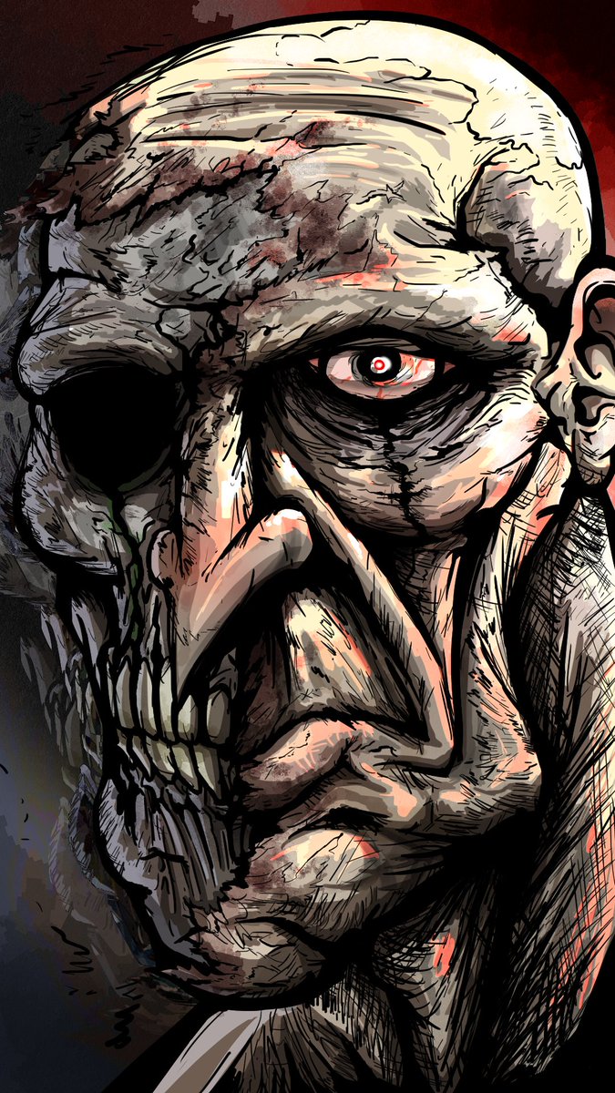 Hgastia2's tweet image. The Skeletron: Kane
-
-
#digitaldrawing #sketch #sketches #darkart #HorrorArt #characterdesign #monster #oc #originalcharacter