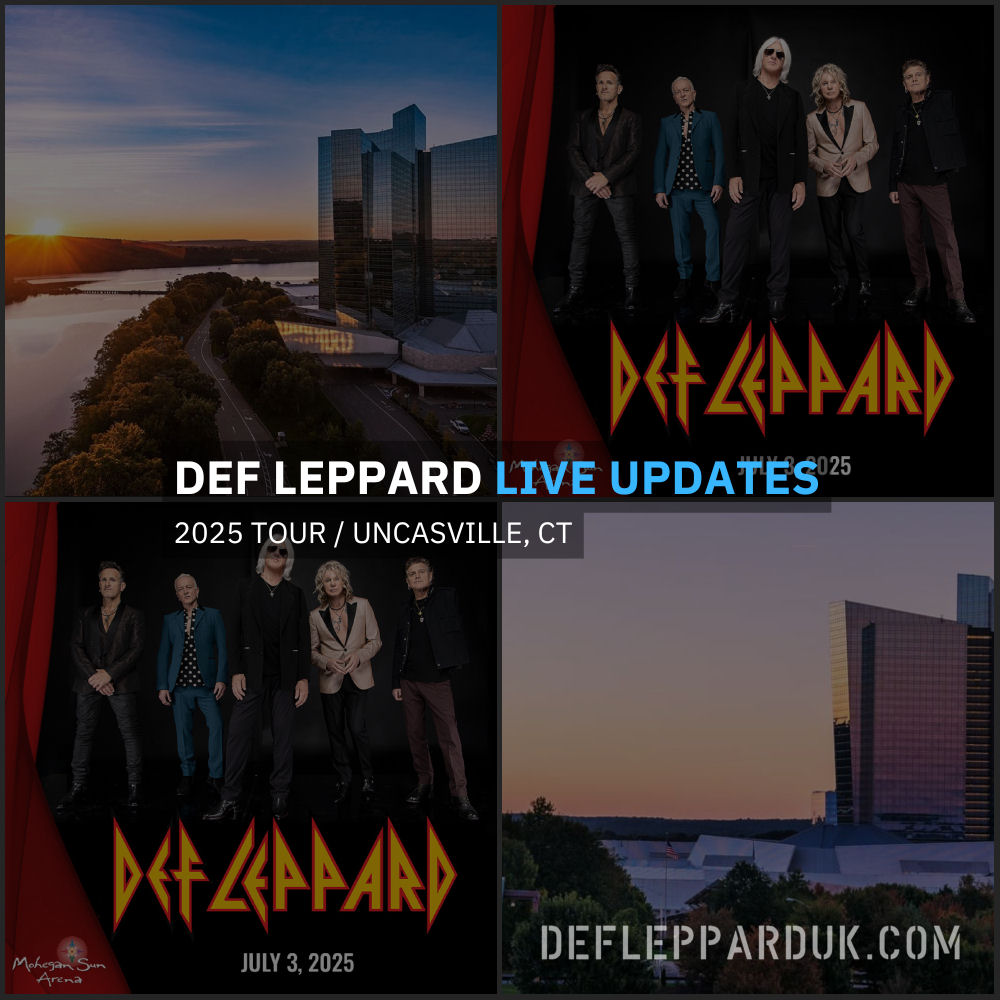 dltourhistory's tweet photo. Def Leppard News - #DefLeppard - Uncasville, CT 3rd Jul 2025 🇺🇸

#LiveUpdates - DL due on after 8pm ET

#setlist #uncasville #joeelliott
https://t.co/xjzM9BsQxT https://t.co/oQgQZx0NEX