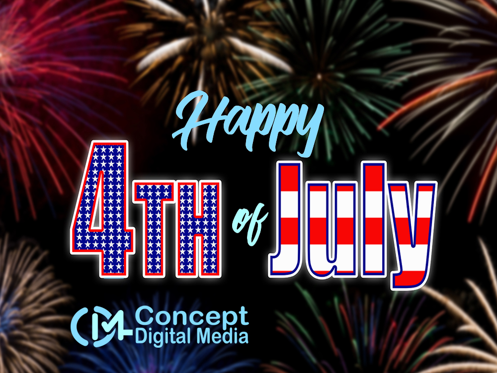 CDMSRQ's tweet photo. The Team at #ConceptDigitalMedia would like to wish you a safe &amp; happy #4thOfJuly weekend doing what you love with the people you love! 🎆 #Sarasota #WebDesign #HappyFourthOfJuly #FourthOfJuly https://t.co/1oschpz0zE