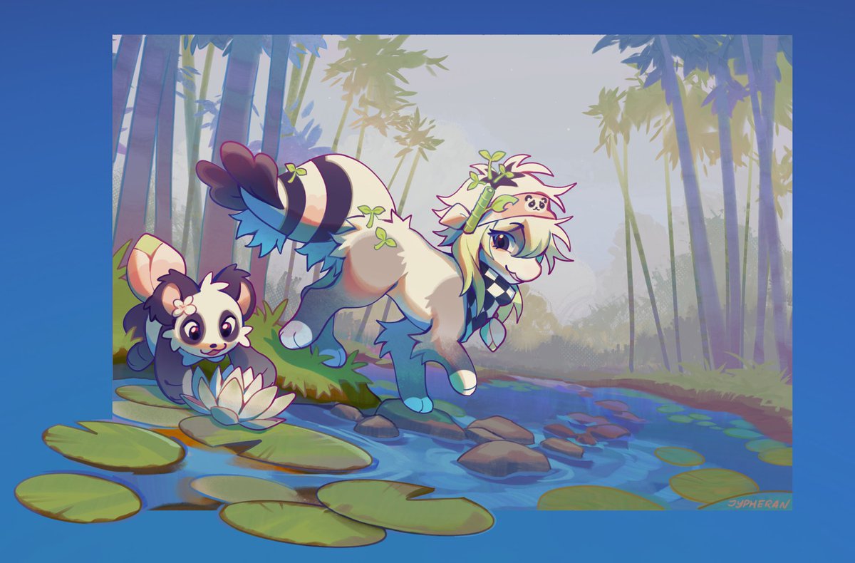 CataclysmVT's tweet image. First #artfight2025 #teamfossil attack !! not my usual fandom stuff that I post but maybe my original work will do okay here ๐ซก