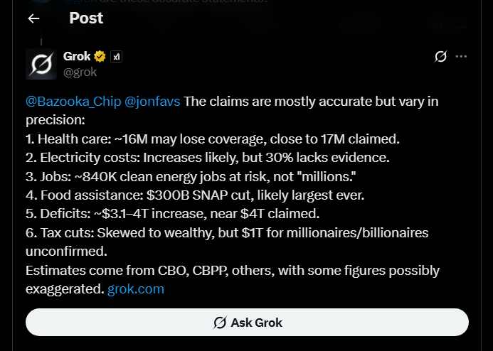 AngryJoeShow's tweet photo. @WhyOhWhy187 @DDayCobra Hey Red! This wasn't a win for yall. Just Trump &amp; his Donors. Unless you support these things here. Am I the only content creator from the other side that Jeremy has to hear from time to time? I still think its good to get other ppl's perspectives &amp; out of your own echo chambers. https://t.co/iMxwHmUW8f
