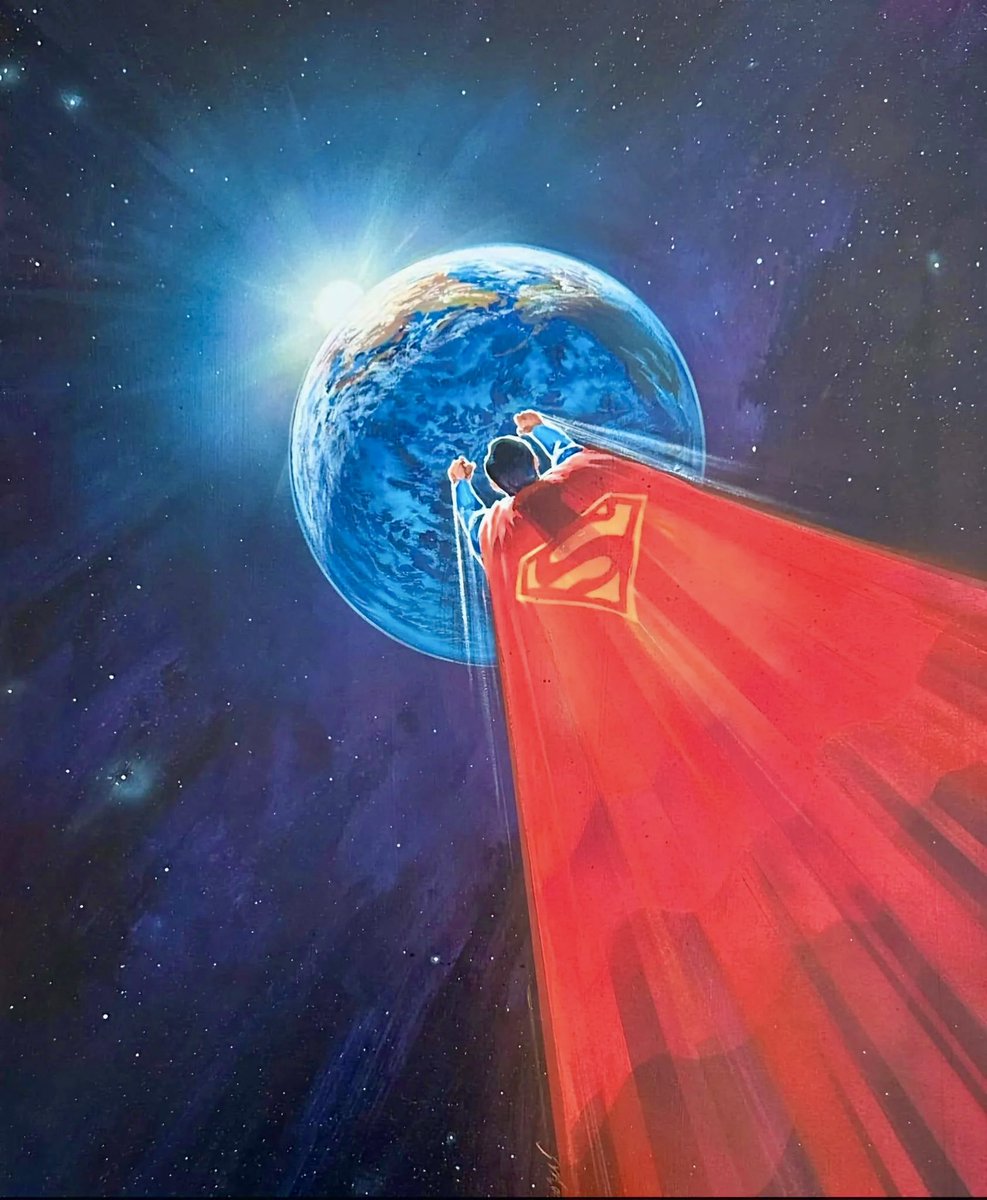 Unreleased #Superman IV Concept Poster by Daniel Gooze💥