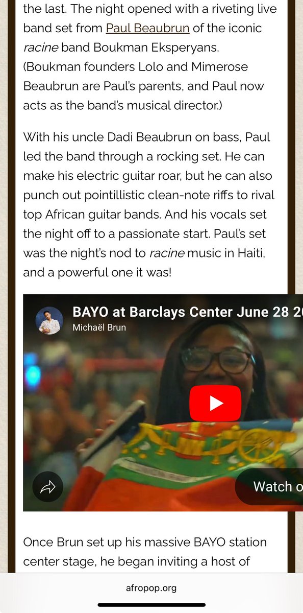 Thank you <a href="/Afropopww/">Afropop Worldwide</a> ✨🙏🏿  - afropop.org/articles/bayo-…