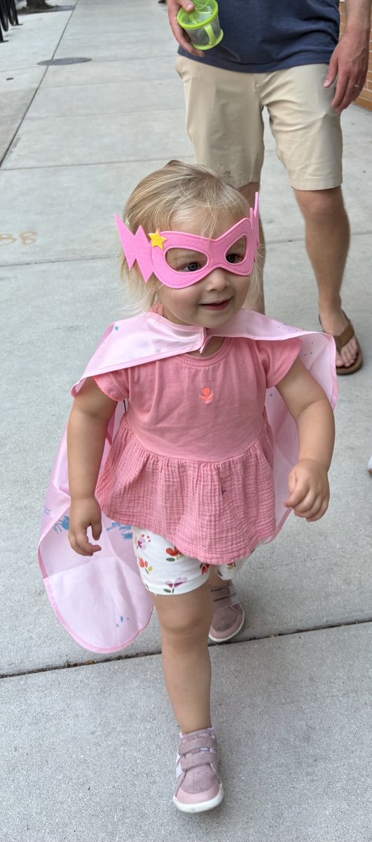 Super-Lily (Crowe).  Off to Save the World!!!