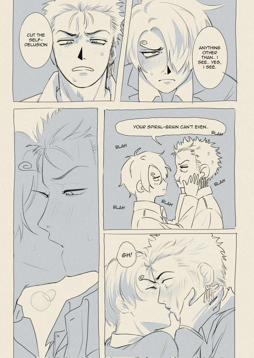 Morri_Tan's tweet photo. The first school kiss☺️

#zosan #ONEPIECE https://t.co/CaCHLxCAmU