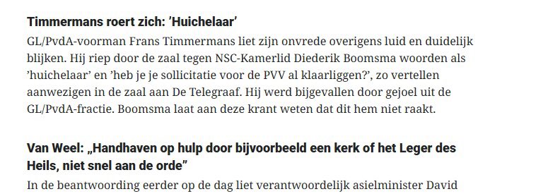 Je moet maar durven. 
Door eigen toedoen een belangrijke stemming missen waardoor dit allemaal kon doorgaan, en dan anderen voor huichelaar uitmaken.