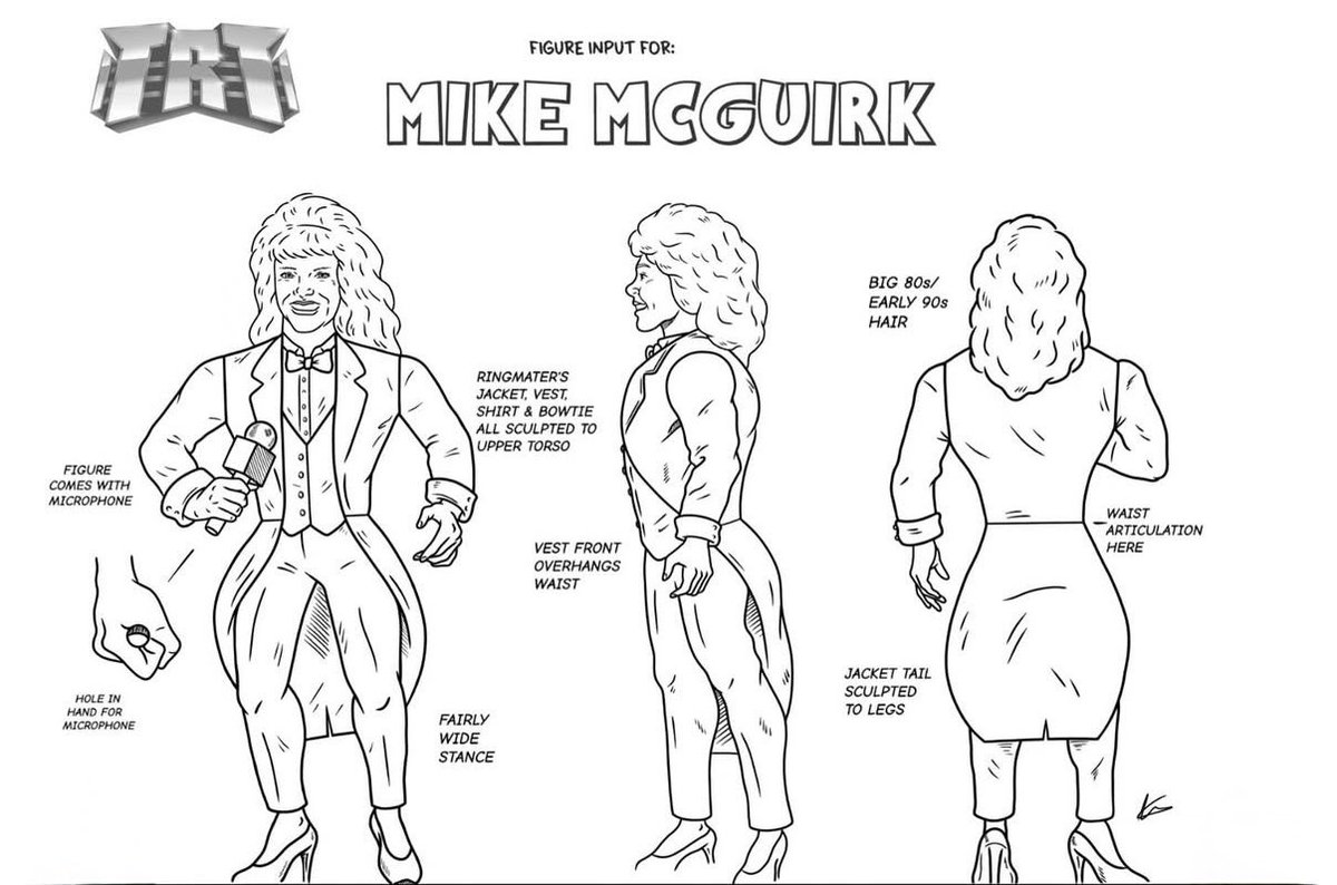 The Major Wrestling Figure Podcast (@majorwfpod) on Twitter photo Looks like you’ll be able to add Mike McGuirk to your retro style announce team.
<a href="/titleruntoys/">TitleRunToys</a> is adding her to their Run-In series.
What colors do you hope to see for her tux?
#ScratchThatFigureItch Looks like you’ll be able to add Mike McGuirk to your retro style announce team.
<a href="/titleruntoys/">TitleRunToys</a> is adding her to their Run-In series.
What colors do you hope to see for her tux?
#ScratchThatFigureItch