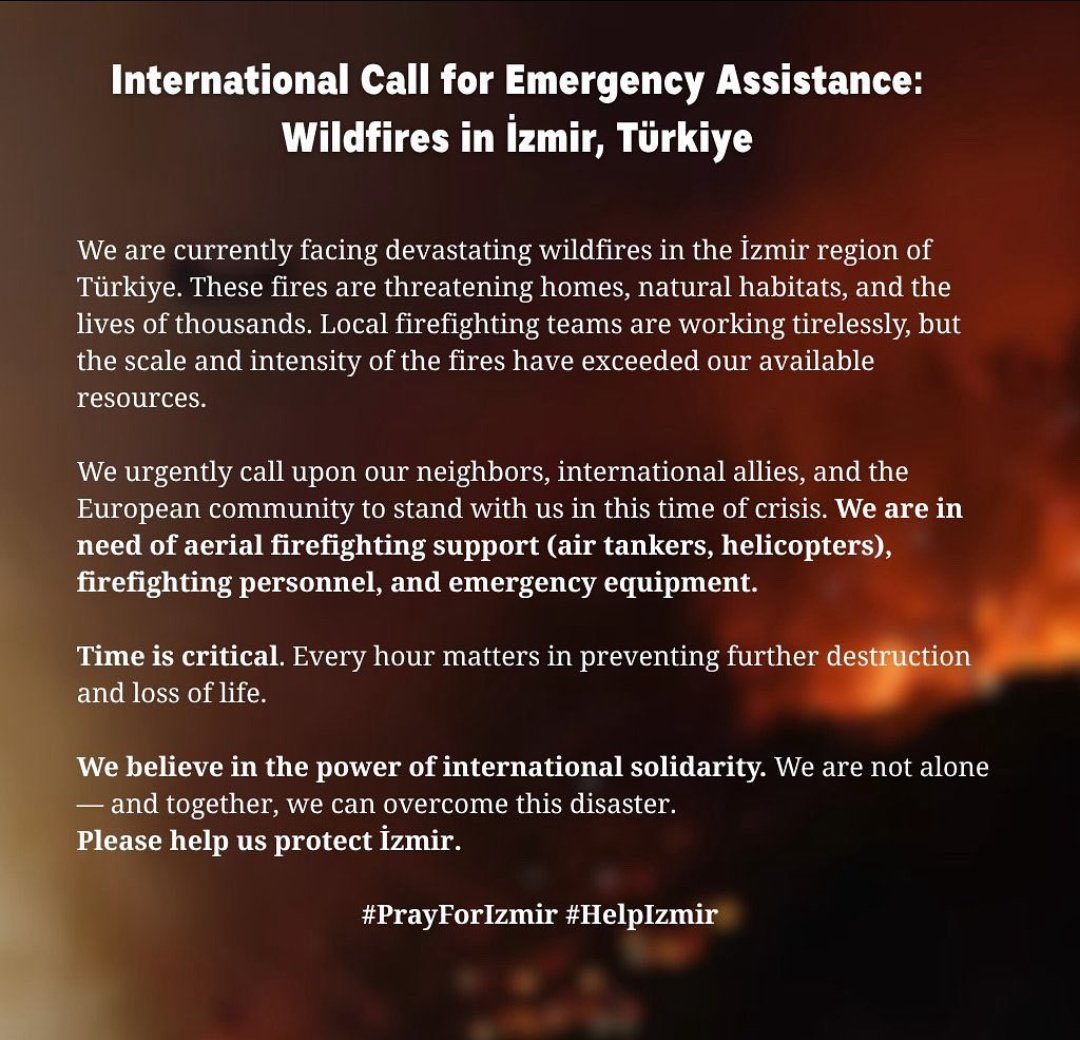 GLOBAL CALL #HelpIzmir #PrayForIzmir #izmiryanıyor