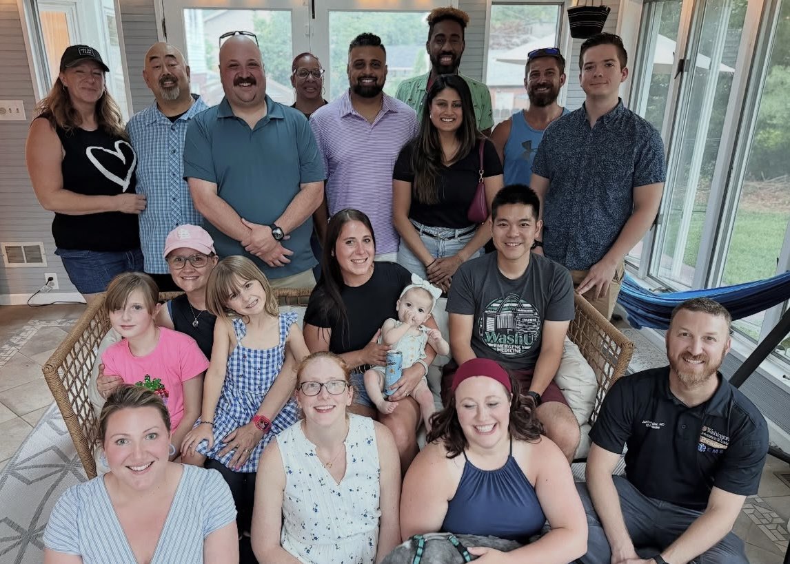 Our growing <a href="/WUSTL_EMS/">WashU EMS Fellowship</a>  family. 🩷