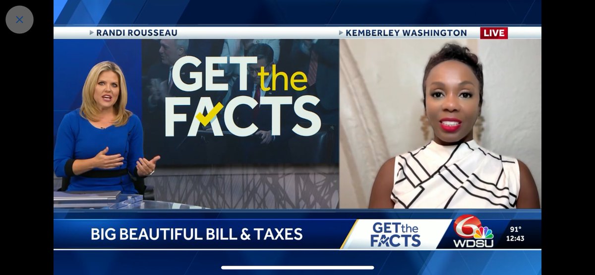 kemcents's tweet image. I had the chance to break down how your taxes could change under the Big Beautiful Bill.

This interview was recorded just before the bill made its way to the President’s desk—and now big changes are on the way. Stay tuned!

#TaxTips #BigBeautifulBill #TaxChanges #OvertimePay