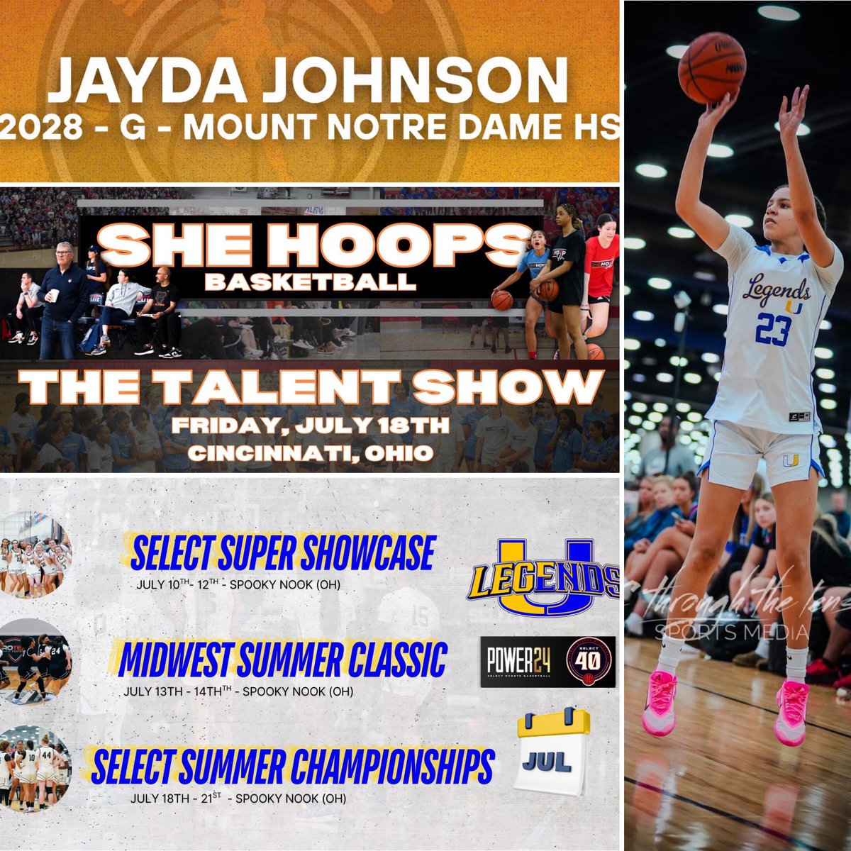 Jayda Johnson (@jaydabball) on Twitter photo Ready for a fun July with my Legends 15U McKey team. Come check us out at Spooky Nook in Hamilton, OH! <a href="/Legends_Bball/">Legends U Basketball</a> <a href="/BryceMcKey/">Bryce McKey</a> <a href="/DrewFladung/">Drew Fladung</a> <a href="/SheHoopsBball/">She Hoops Basketball</a> Ready for a fun July with my Legends 15U McKey team. Come check us out at Spooky Nook in Hamilton, OH! <a href="/Legends_Bball/">Legends U Basketball</a> <a href="/BryceMcKey/">Bryce McKey</a> <a href="/DrewFladung/">Drew Fladung</a> <a href="/SheHoopsBball/">She Hoops Basketball</a>