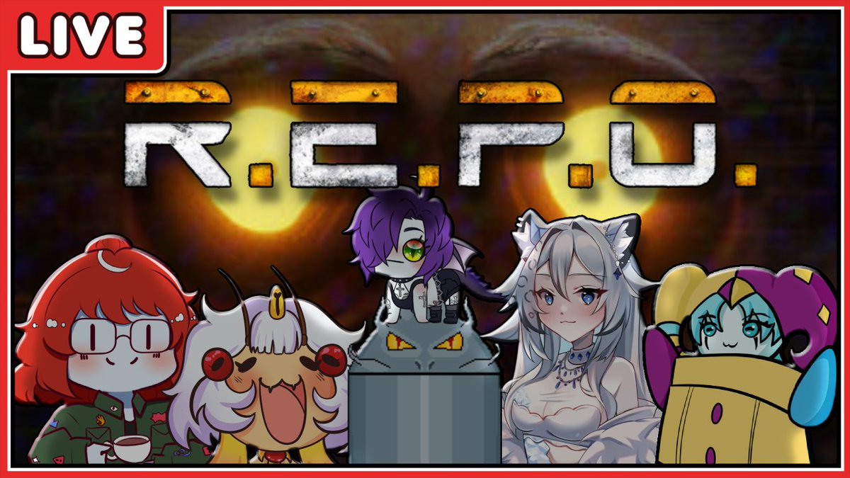 Change of plans: No DND tonight!
Instead, we'll be crashing into the Draco-Gremlin lobby &amp; checking out the new REPO update!
<a href="/Drakamut/">Drakamut Pixelated Dragon Vtuber</a> <a href="/GhostyLain/">(ﾉ◕ヮ◕)ﾉ*:･ﾟ✧Moved to Blusky✧*:･ﾟ ☕️👻</a> <a href="/Melyntonin_/">Melyn 💛 🍷 Orchid Mantis Vtuber</a> <a href="/Smoresheen/">Smorie💎Snow Leopard❄️</a> <a href="/ValeValkyron/">Vale Valkyron 🦊🥼</a> <a href="/Voillah_/">Voillah</a>