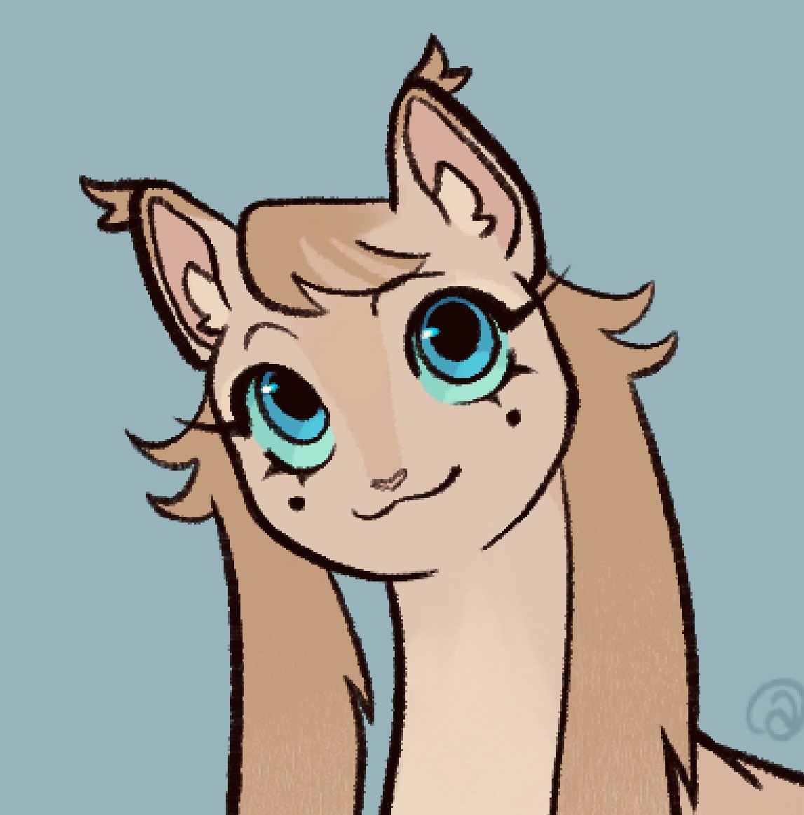 PinkRabbitArts's tweet image. New character up on artfight :3c

#artfight2025