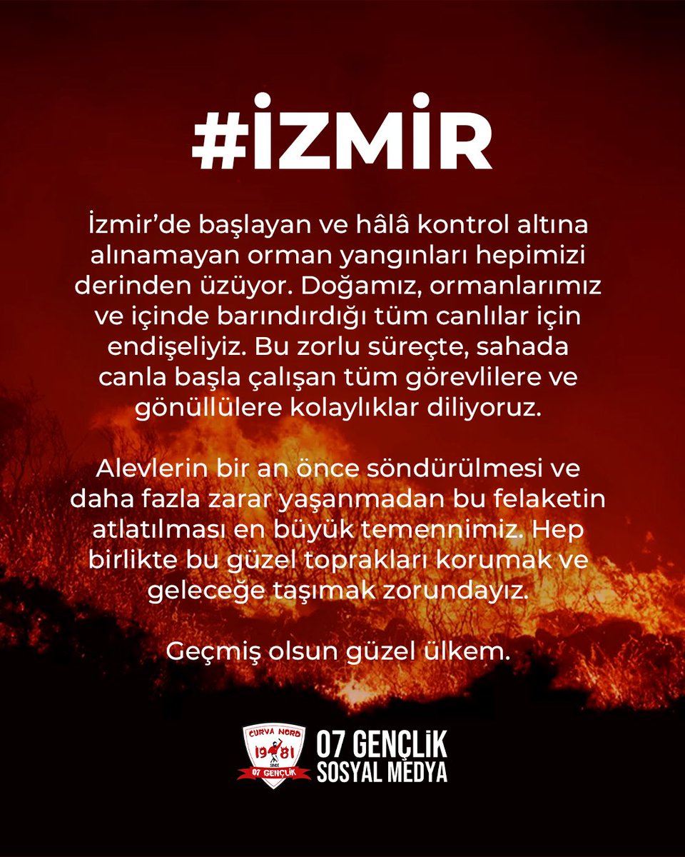 Geçmiş olsun güzel ülkem 🙏 #İzmir