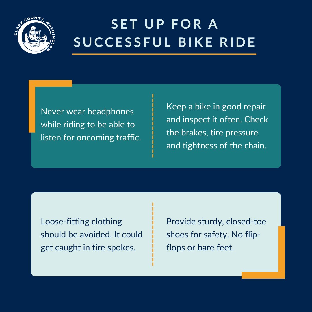 Getting ready for a bike ride? Let’s make sure it’s a safe one! Check out the graphic below for a few simple tips to set up a fun and safe ride.