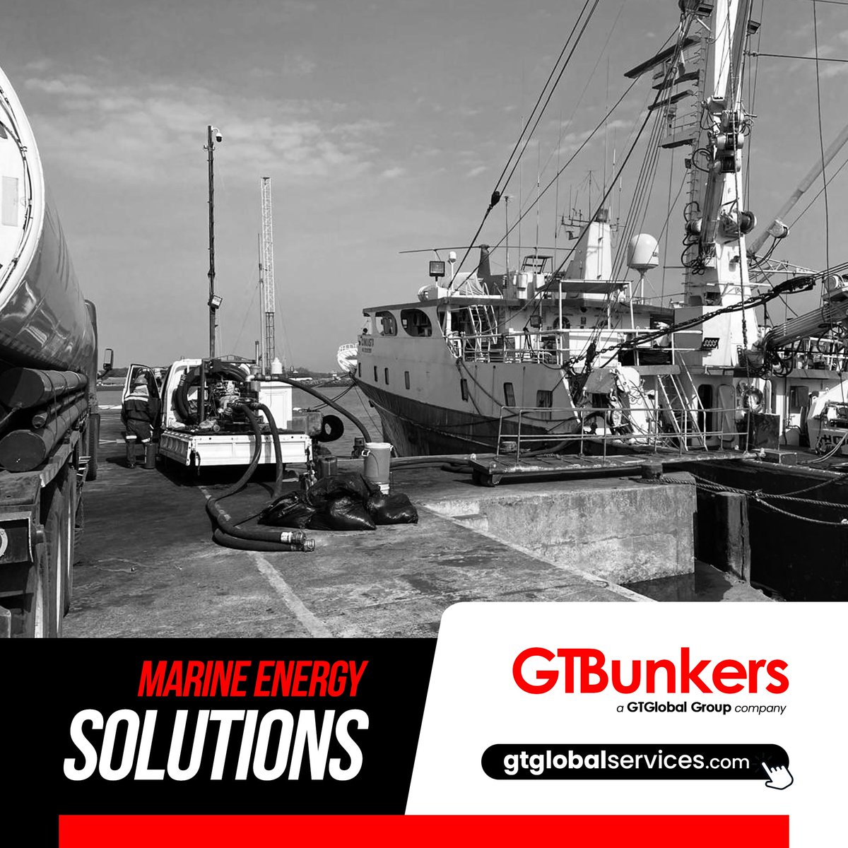GTBunkers's tweet photo. Delivering #Marine #EnergySolutions for BM CONQUISTA vessel at Puerto Quetzal, Guatemala.
-
Beyond fuels... Solutions!
bunkers@gtglobalservices.com
US Phone: +1 (917) 829-7745
#MGO #ULSD #Bunkering #MarineFuels #MarineLubes #MarineEnergy #FuelDelivery #Guatemala #ElSalvador https://t.co/nvU2d5hKjd