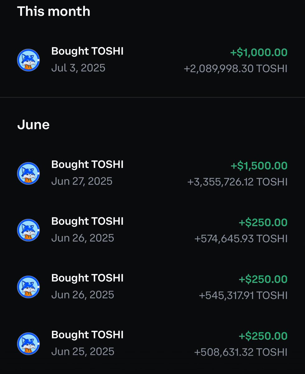 CRYPTONIAN_OG's tweet photo. DCA is an art form 🧘🏽‍♂️ 

$TOSHI https://t.co/fsbAH9godN