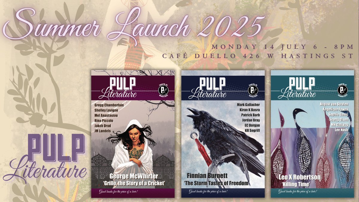 Join us at our Summer Launch - mailchi.mp/4c4ba3209e41/p…

Plus, congratulations to the Hummingbird longlisters!
#hummingbird #flashfiction #booklaunch #summerlaunch