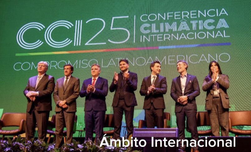 La primera Conferencia Climática Internacional y la 5° Cumbre #Mundial de #Economía Circular en #Córdoba, #Argentina concluyó con la firma de un #acuerdo de acción conjunta rumbo a la #COP30 de #Brasil. 👇🏼 ambitointernacional.com/primera-confer… #CCI25