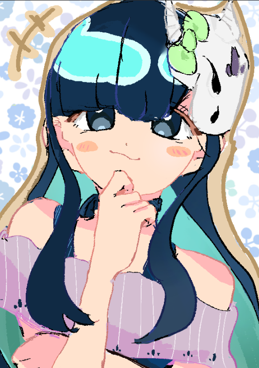 #めめもりアート　ひらめき