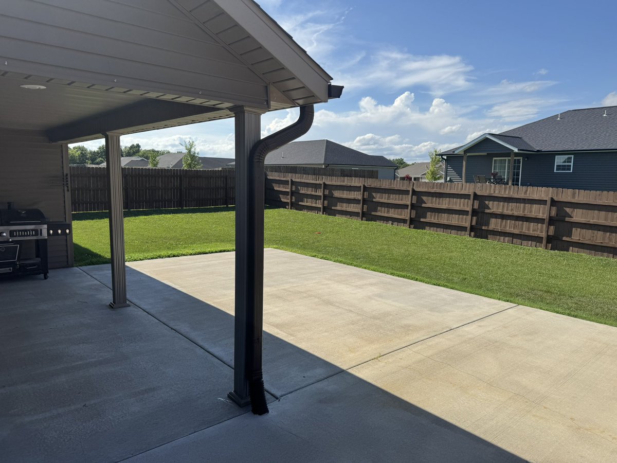 We are officially moved into (not unpacked) our new home!  My body feels like I am 80 years old 🤣….. big thanks to the SEMO defensive line for moving the heavy stuff for us!  Bear (the dog) now has a backyard to run around in.  He better love it!