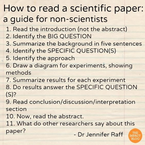 How to Read a Scientific Paper (Even If You’re Not a Scientist!)