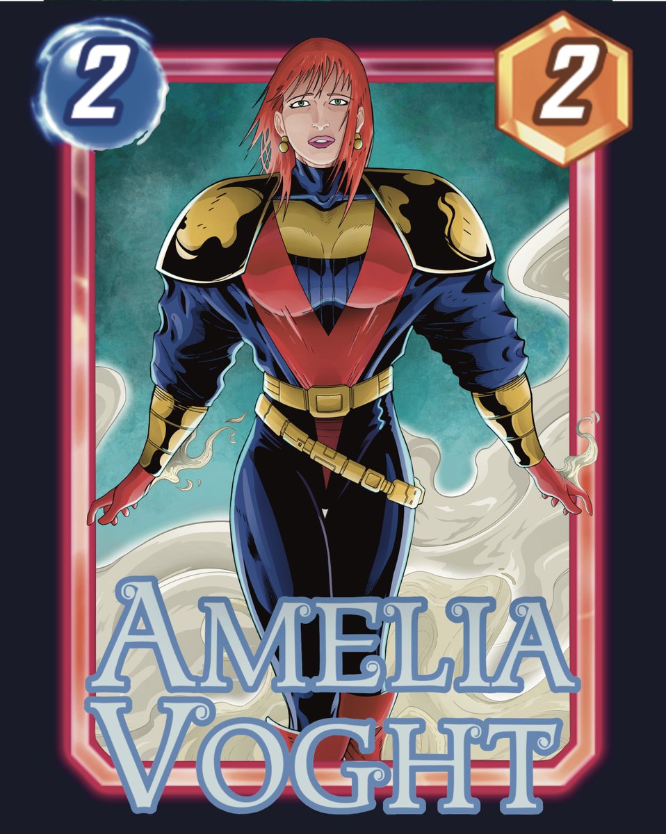 JoeyFantana's tweet image. #MarvelSnap custom card no. 37: Amelia Voght.
Original art and logo by me.
What ability would you give this card?
#comicart #cardgameart #coverart #marvel #marvelcomics #marvelrivals #xmen #xmen97 #acolytes #acolyte #ameliavoght #voght #krakoa #sword
@MARVELSNAP