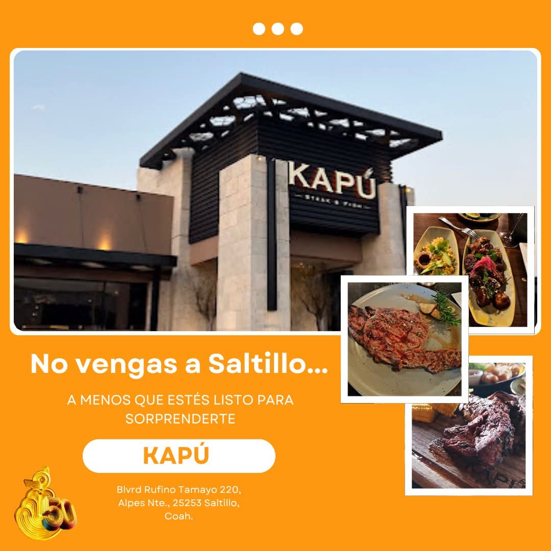 lafuentesalt's tweet image. ❌ No vengas a Saltillo… 

Si no estás listo para conectar con tus raíces a través del sabor🔥🌽

Kapú no es solo un restaurante, es un tributo vivo a la cultura Kikapú. Cada platillo cuenta una historia ancestral, cada ingrediente honra la tierra🌾🍖 

#NoLoHagas #LaFuente