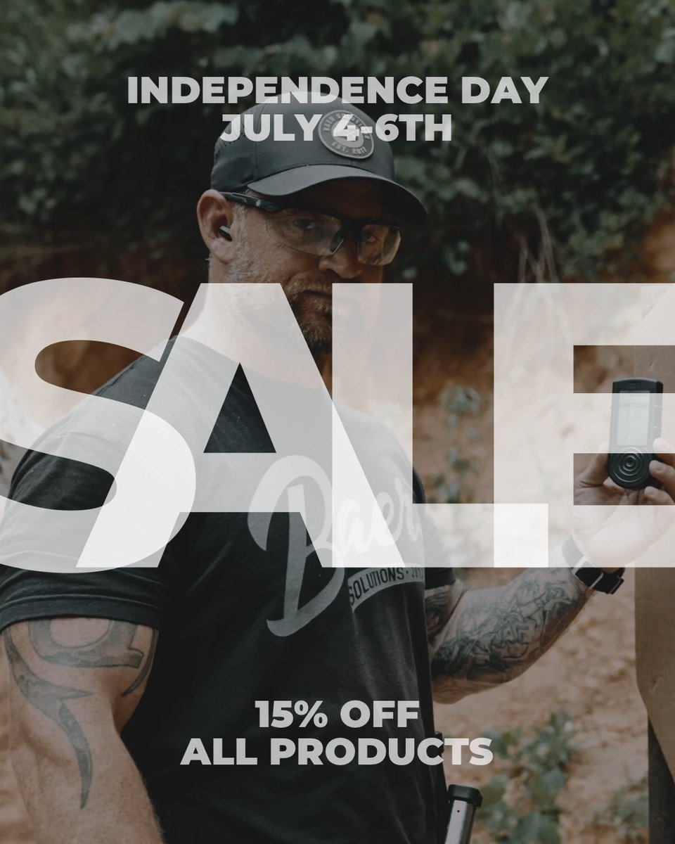 BaerSolutions's tweet image. NEW PRODUCT LAUNCH.
Independence Day Sale starts tonight at Midnight through July 6th.
All BAER products are 15% off.
Wojtek Belts are restocked and we are also launching a new limited edition gray colorway, inner belt liner to convert to a battle belt and an adapter for…
