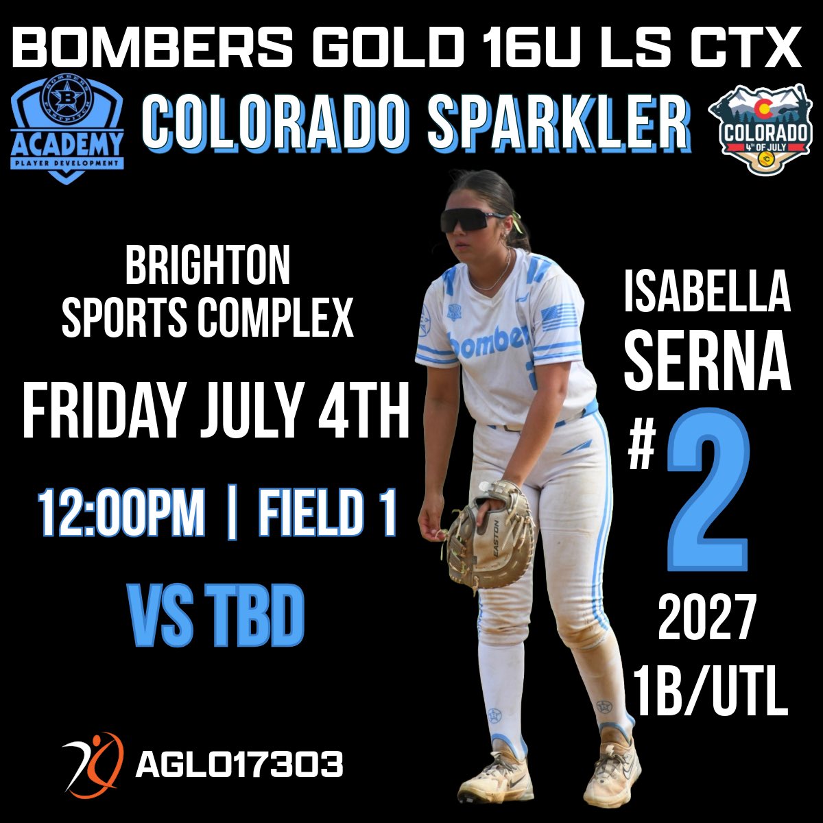 Isabella Grace Serna 2027 (@isabella791460) on Twitter photo Come check us out tomorrow for our bracket play!! 🔥 <a href="/COSparkFire/">CO 4th of July</a> <a href="/bombersgold_LS/">Bombers Gold LS CTX 16U</a> <a href="/bombers_academy/">Bombers Academy</a> <a href="/SBRRetweets/">Softball Recruiting Reposts</a> <a href="/Softball_Home/">Softball Home🥎</a> Come check us out tomorrow for our bracket play!! 🔥 <a href="/COSparkFire/">CO 4th of July</a> <a href="/bombersgold_LS/">Bombers Gold LS CTX 16U</a> <a href="/bombers_academy/">Bombers Academy</a> <a href="/SBRRetweets/">Softball Recruiting Reposts</a> <a href="/Softball_Home/">Softball Home🥎</a>