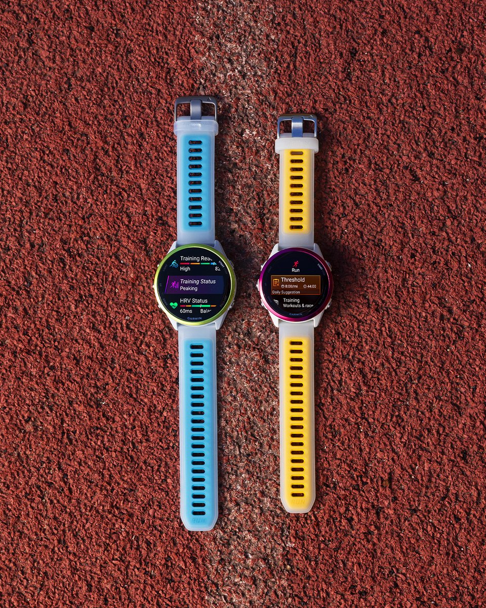 Los Forerunner más recientes: 970 y 570 cuentan con nuestras pantallas AMOLED más brillantes, funciones de entrenamiento avanzadas y biseles resistentes 🤩

#Forerunner970 
#Forerunner570