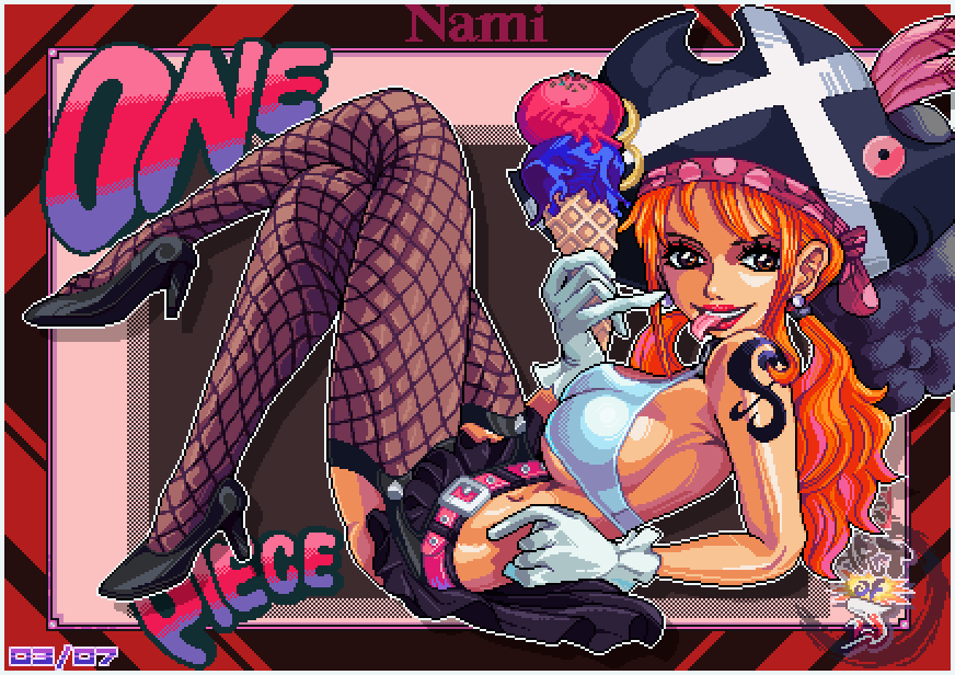 krillmaster6971's tweet image. Occasional Pixels #14:
~ Merry Bornday Nami💛🍊
#Nami #ONEPIECE #pixelart #strawhat #strongworld #filmZ #filmred #anime #manga #birthdaygirl