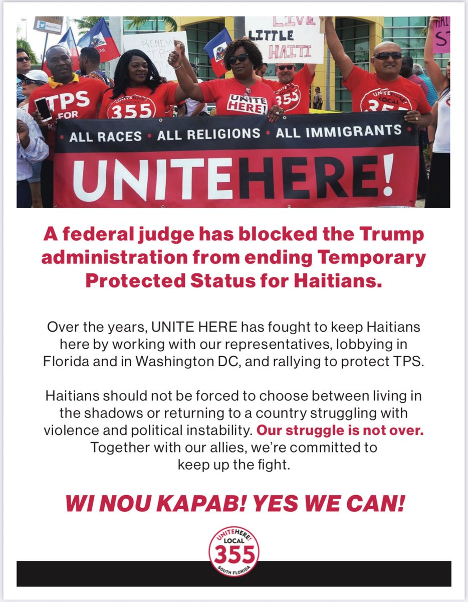 UNITEHERE_SoFla's tweet image. 