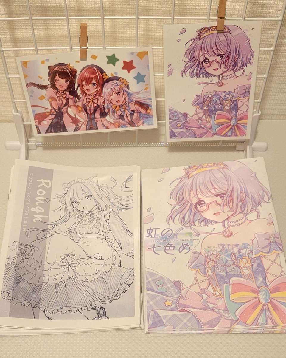 無事に製本が終わったので新刊2冊出ます! 他ジャンルのお友だちのスペースに置かせてもらうので見つけてもらえると嬉しいです😂 既刊とミニ色紙(🌈🕒)と無配ペーパー(小春ちゃん)とシール(スターズ)も持って行きます! 

∇サンプルはツリーへ

#CC福岡62 7/6(日)
マリンメッセ福岡A館【さ38ab】 
