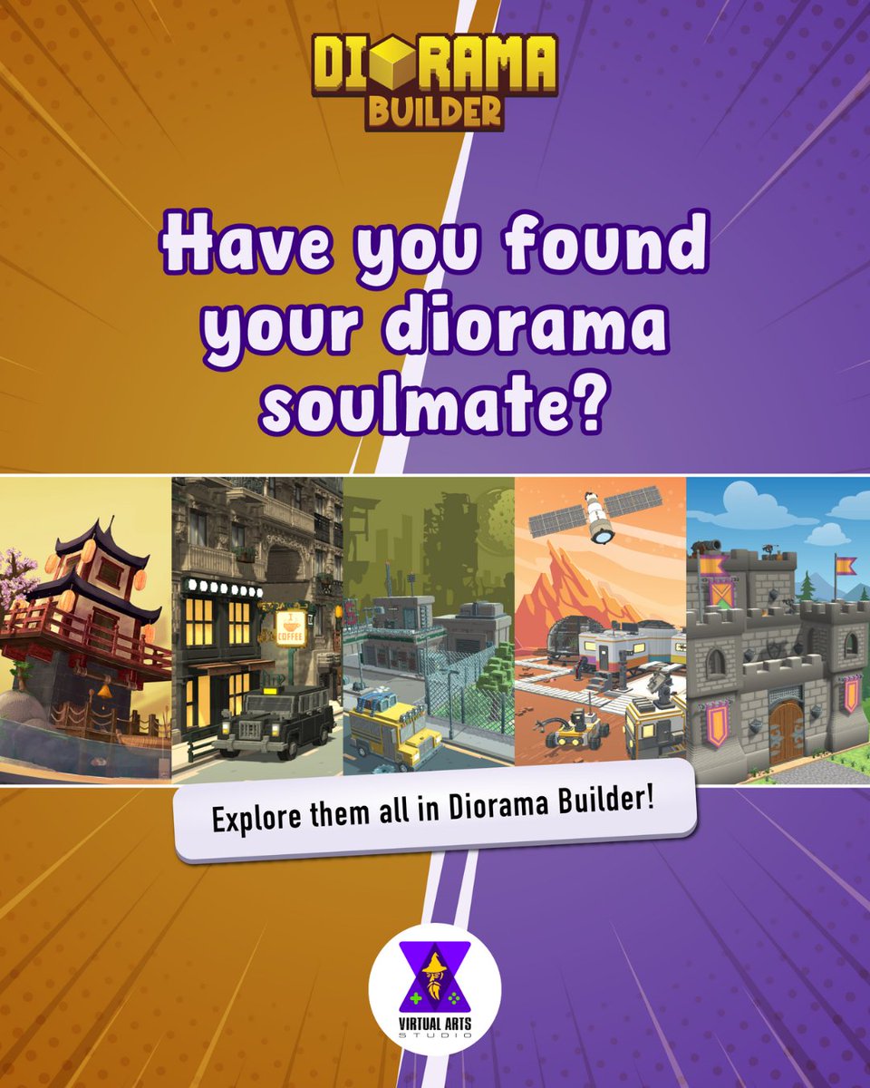Which diorama represents you best?
Take the quiz and find out ..

Play Diorama Builder now ❗️

🔗 bit.ly/3PXc8RH

#dioramabuilder #virtualarts
