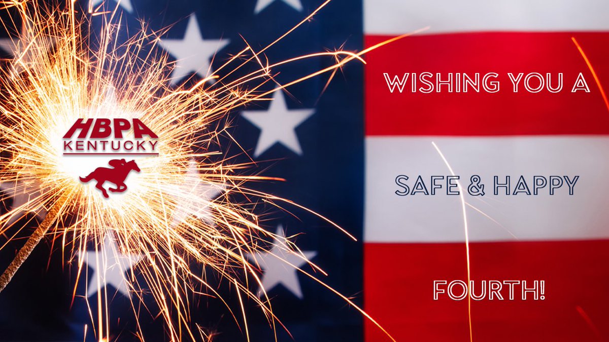 Thank you, horsemen and women and your crews, as well as our racetrack partners' staffs, working tomorrow while millions of us get to enjoy the Independence Day holiday. (And a salute to our military, 1st responders &amp; healthcare workers keeping us safe!) 🏇🌭🍻🎆🇺🇸