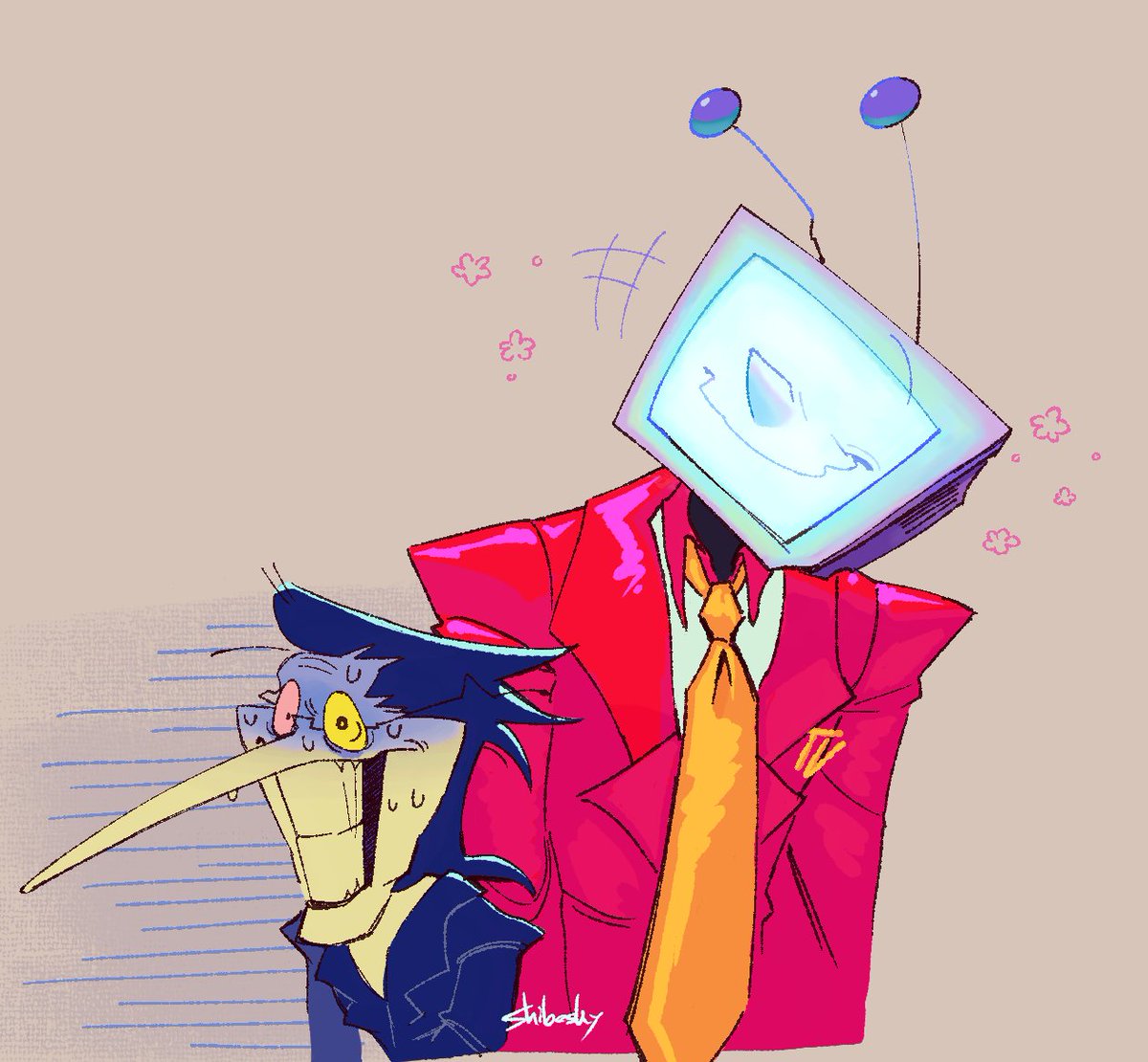 shibesky_'s tweet image. He's wearing those shoulder pads better, I fear
#spamton #tenna #spamtenna #DELTARUNE