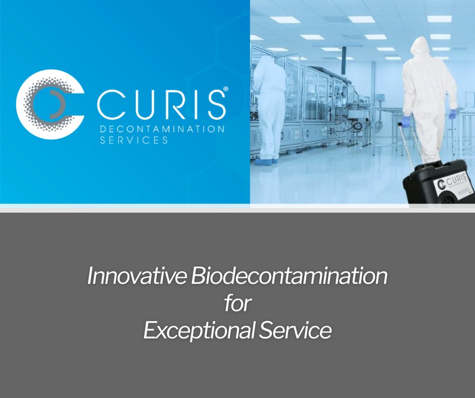 CurisSystem's tweet image. CURIS Biodecontamination Services delivers rapid, high-efficacy response for contamination events, changeovers, routine preventive maintenance, planned or unplanned shutdowns.
Learn why industry leaders trust CURIS for their biodecontamination needs.
𝟴𝟬𝟬.𝟵𝟮𝟴.𝟴𝟳𝟬𝟴