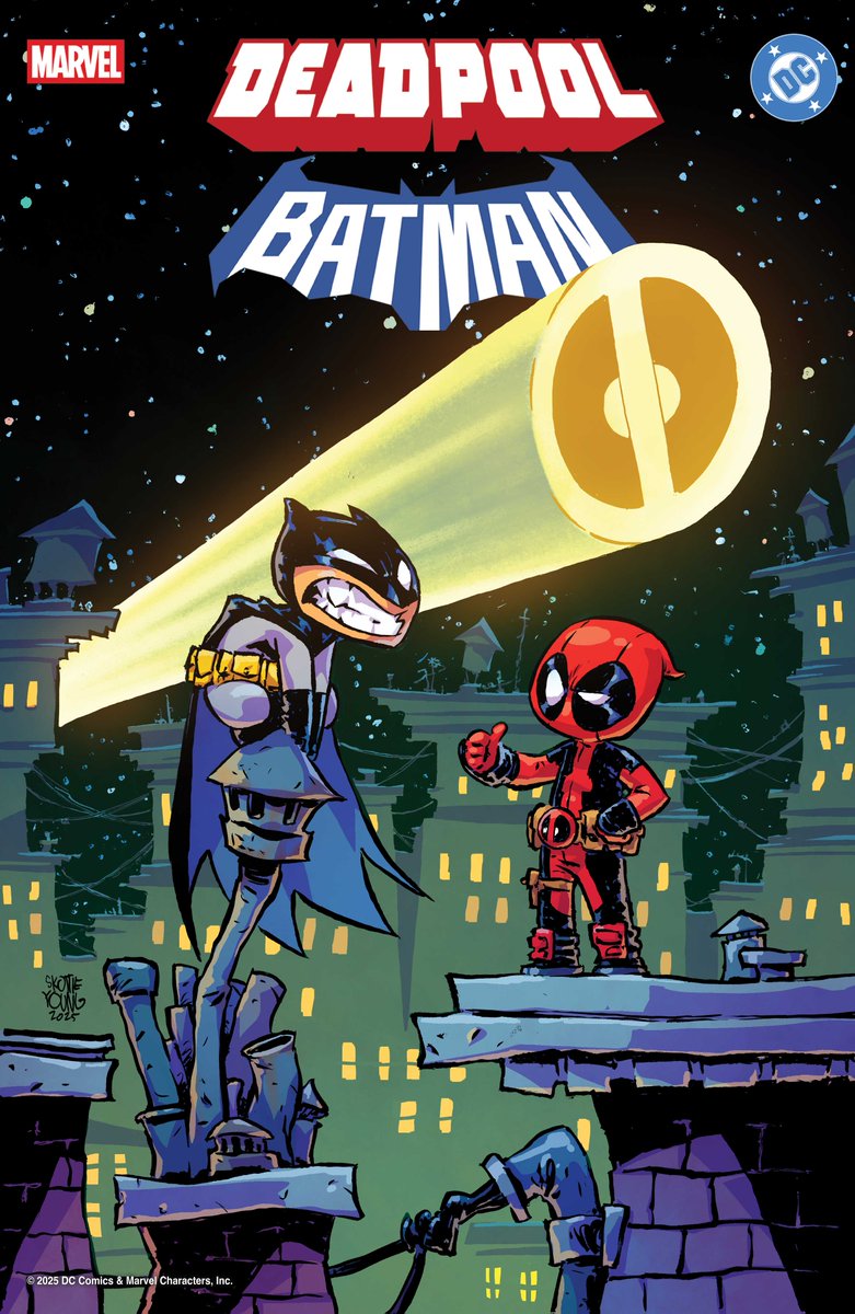 More Deadpool/Batman #1 covers spotlight the team-up that will go down in comic book history!

Check out new variant covers by Mark Bagley, Ryan Stegman, and Skottie Young, on sale September 17.
Read more: marvel.com/articles/comic…