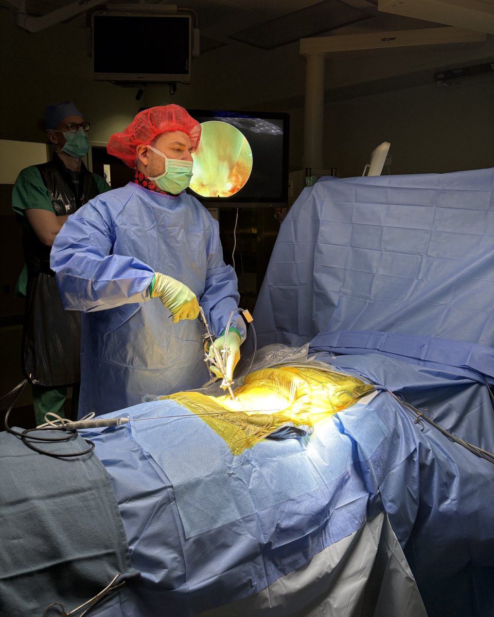 ArthrexSpine's tweet image. Congratulations, Gabriel Andres Flores-Milan, MD, Lakeland Regional Health, on recently completing his 15th ultra-minimally invasive endoscopic spine case using Arthrex innovation!
Dr. Flores-Milan began his journey into endoscopic spine surgery during his Skull Base Fellowship…