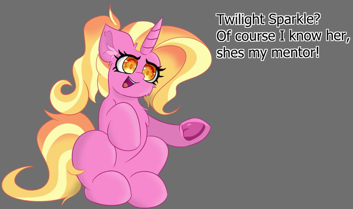 TuffFluff1's tweet image. Luster Dawn would never forget her