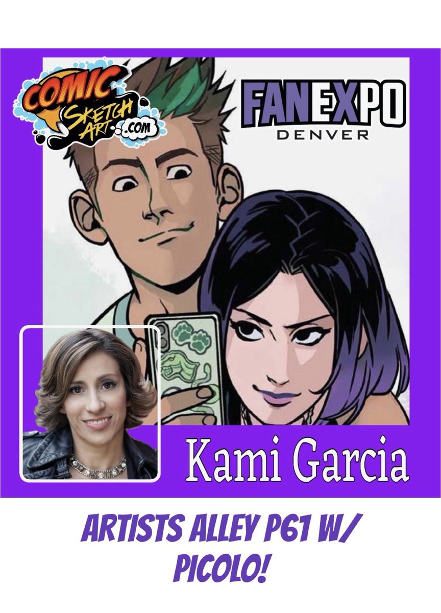 kamigarcia's tweet photo. Come see me @fanexpodenver with @_gabrielpicolo today-Sunday! We’re selling &amp; signing books and prints and doing panels. https://t.co/AYzJPHUCKf