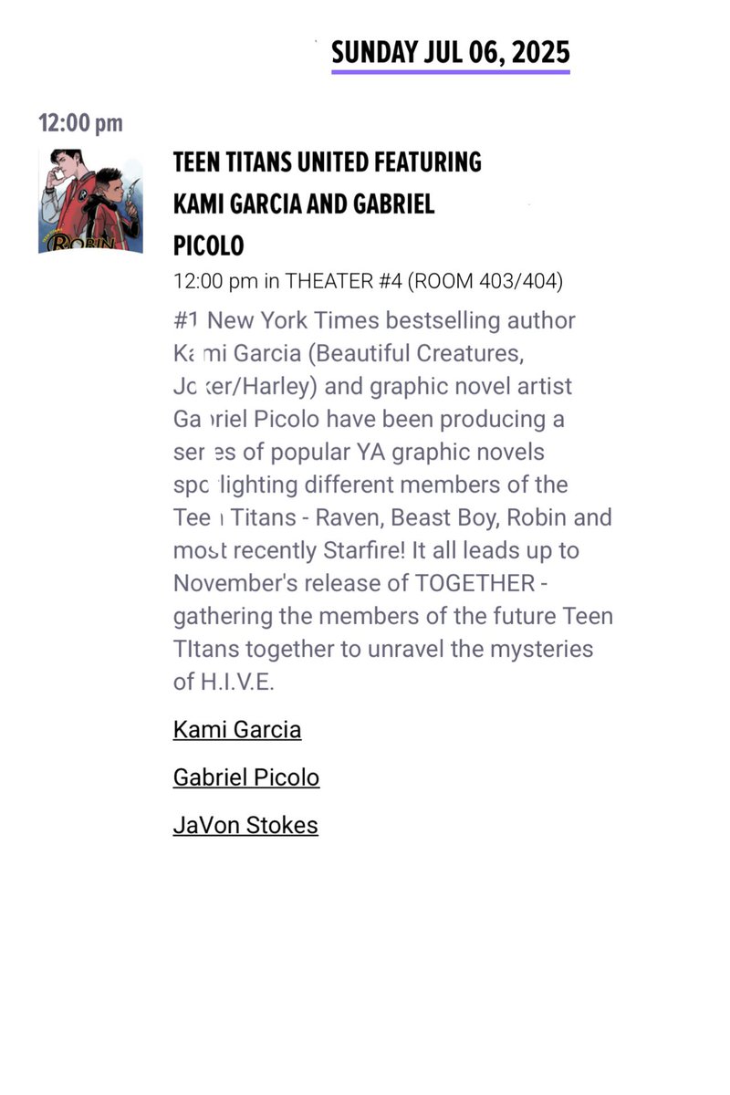 Kami Garcia (@kamigarcia) on Twitter photo Come see me <a href="/fanexpodenver/">FAN EXPO Denver</a> with <a href="/_gabrielpicolo/">picolo</a> today-Sunday! We’re selling & signing books and prints and doing panels. Come see me <a href="/fanexpodenver/">FAN EXPO Denver</a> with <a href="/_gabrielpicolo/">picolo</a> today-Sunday! We’re selling & signing books and prints and doing panels.