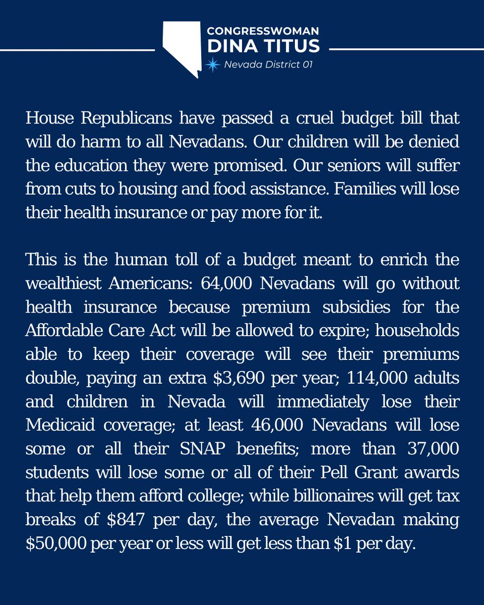repdinatitus's tweet photo. My statement on the passage of the BS Republican budget ⬇️ https://t.co/Si6tw7GtSi