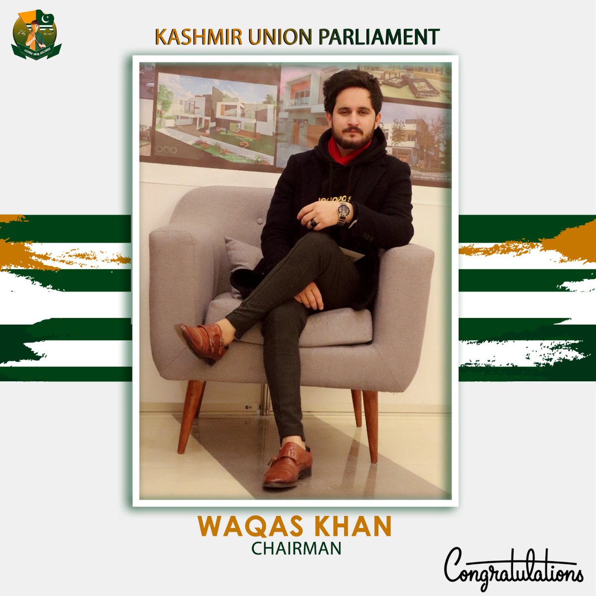 waqaskhanswk's tweet image. As the Chairman of the Kashmir Union Parliament, I will highlight every issue faced by my people. I will stand with every oppressed segment of society. I will always raise my voice for my state. I will make every possible effort to awaken consciousness among the youth so that…