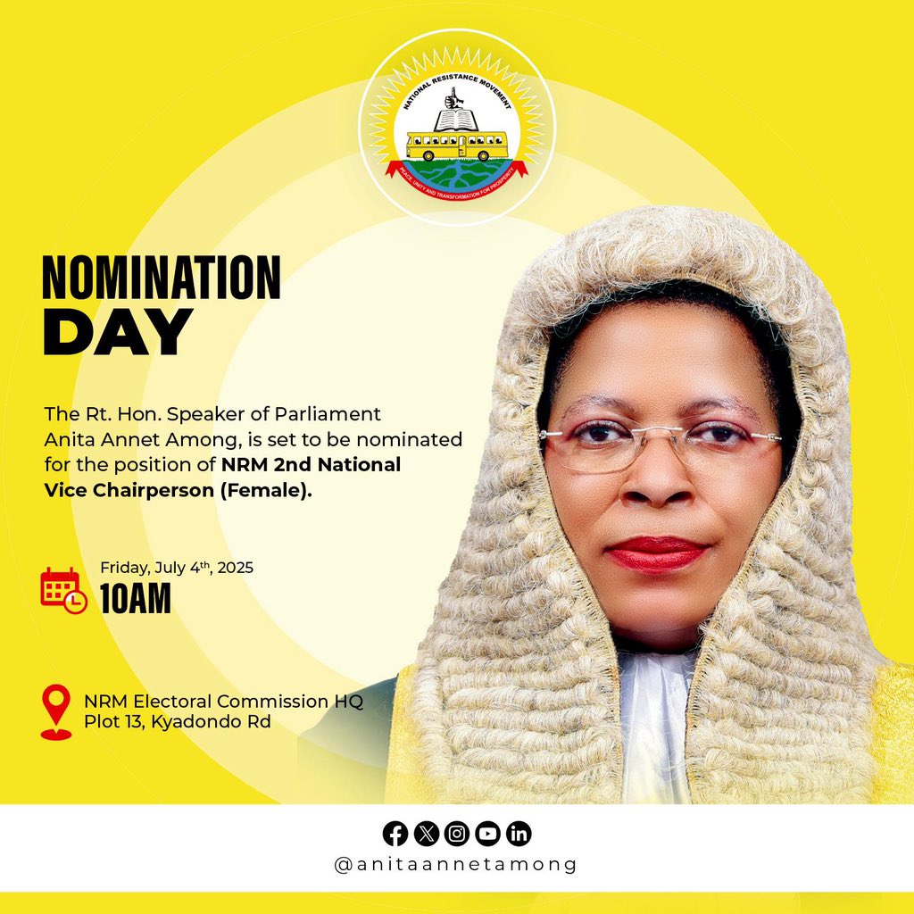 aaa4good's tweet photo. And yessss ts just hours before it becomes official that a new 2nd NRM Vice Chairperson Female is one big step into NEC..God is amazing indeed!!
#VoteAnitah #RememberAnitah #VoteProgress #Love4NRM
@SabitiJoseph @Kateshd @HonWitonze @AfoyochanEsther @ObothOboth @FrankTumwebazek https://t.co/dDK23yaMqg